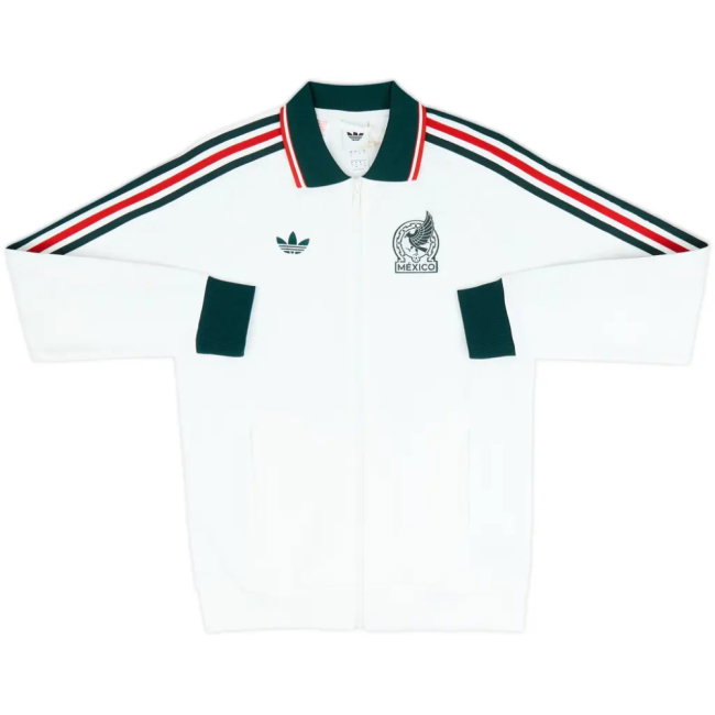 2026-2027 Mexico Away Originals Jacket (White) - Kids-SoccerKits Hub | Buy Soccer Jerseys Online